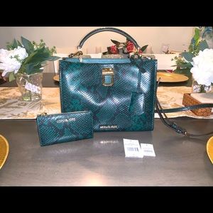 SOLD NWT Michael Kors Penelope Satchel w/Matching Wallet